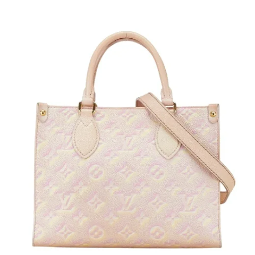 Louis Vuitton Vintage Pre-owned Leather handbags Pink Dames