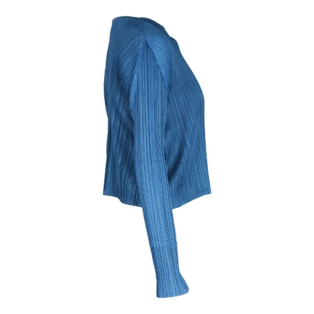 Issey Miyake Pre-owned Polyester tops Blue Dames