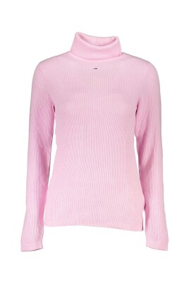 pink-embroidered-turtleneck-sweater