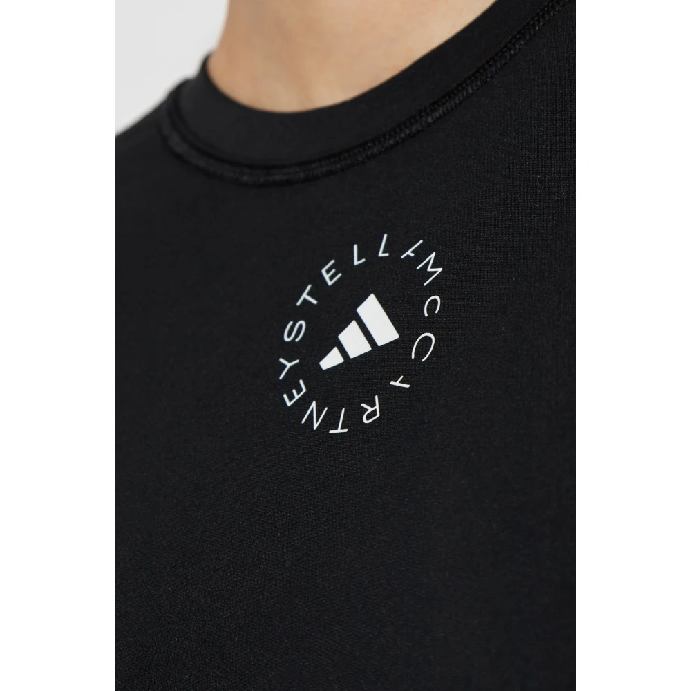 adidas by stella mccartney Sportbeha met logo Black Dames