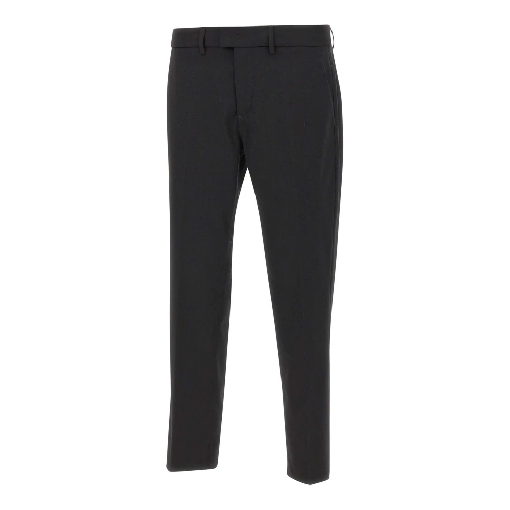 Dondup Men's Black Suit Trousers, W32, Pablo Trousers