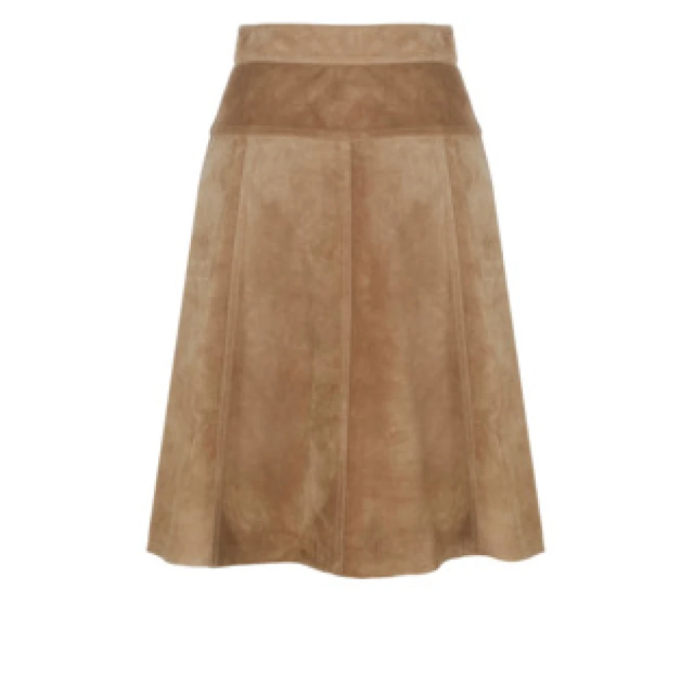 Belstaff Rock Midi Rok Beige Dames