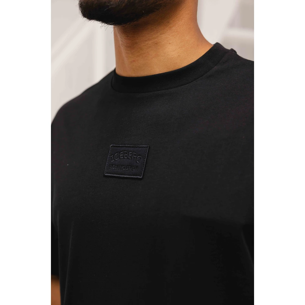 Iceberg 5D Heren Zwart T-Shirt Black Heren