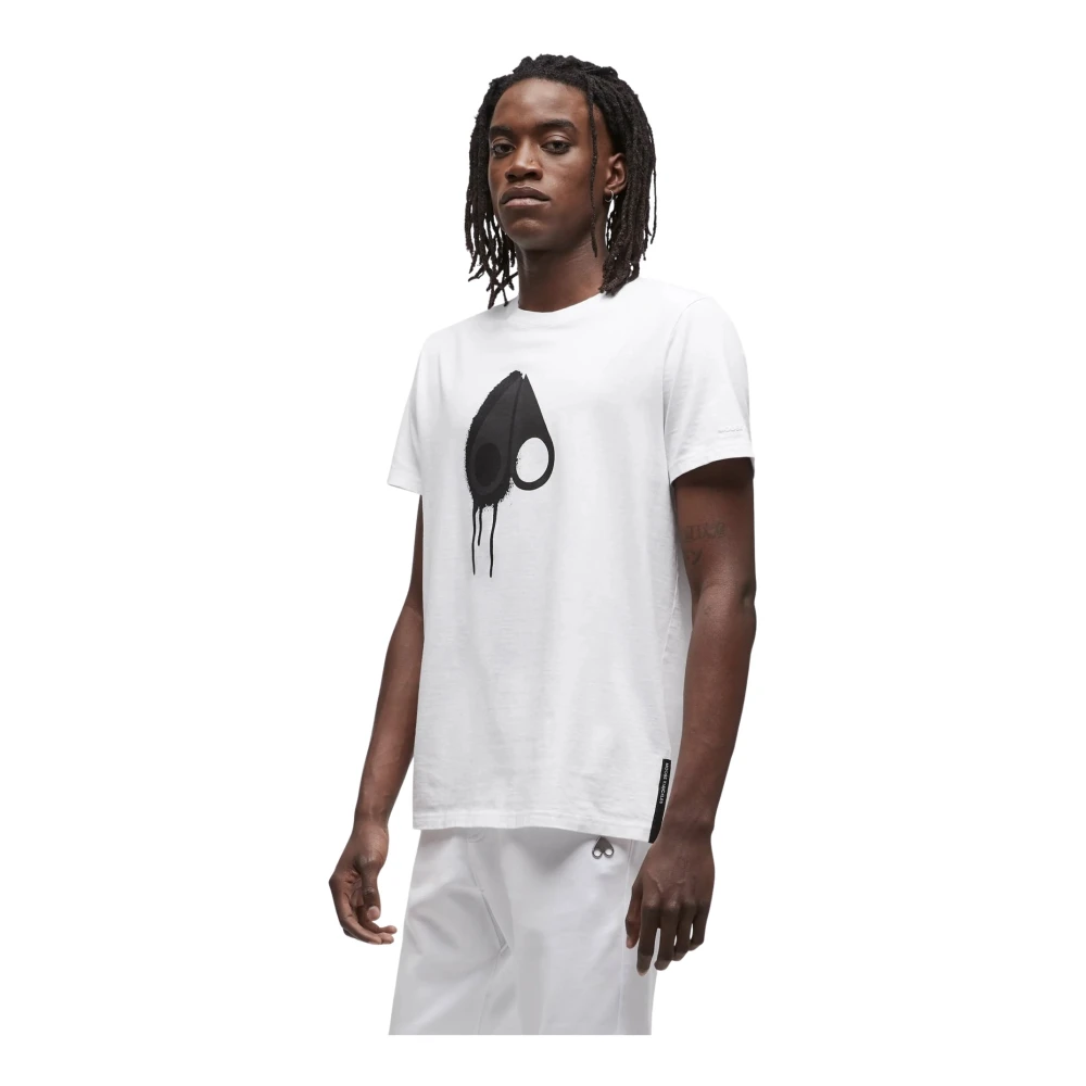 Moose Knuckles Augustine Casual T-shirt White Heren