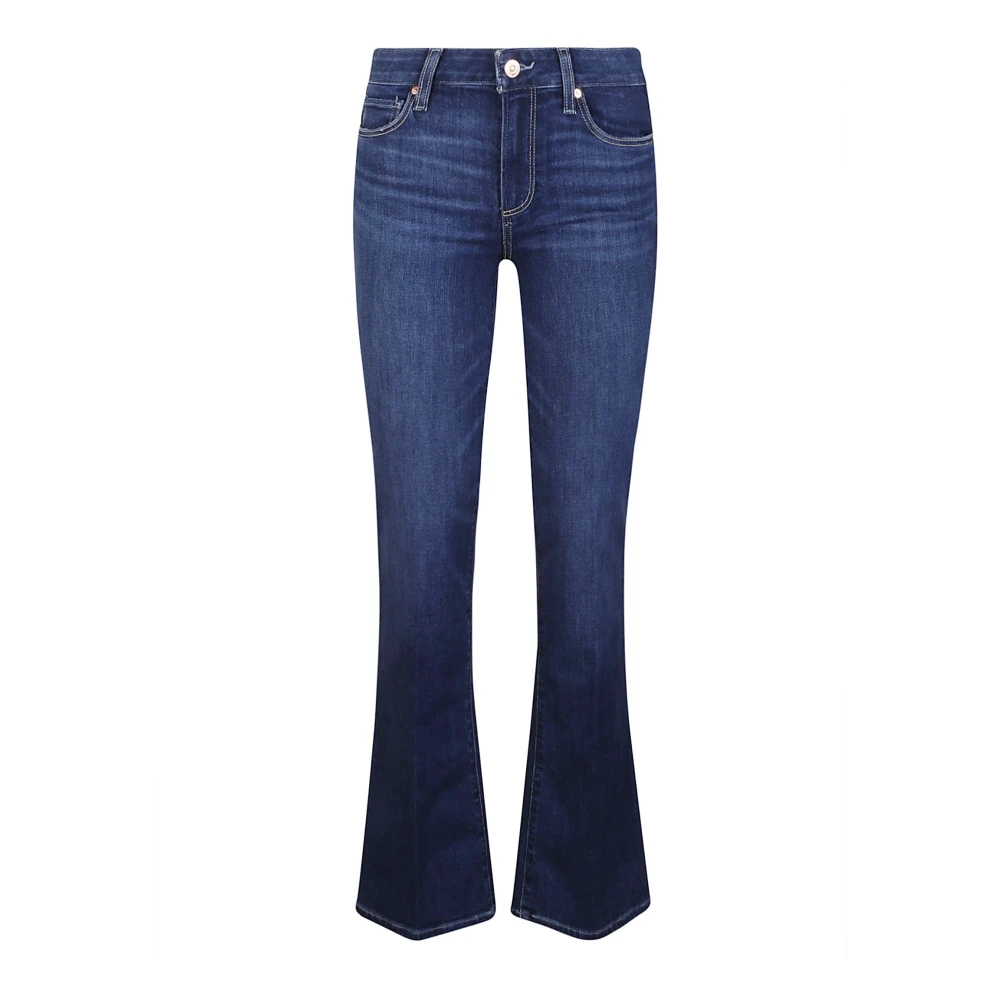 Paige Blauwe Stretch Katoen Canyon Jeans Blue Dames