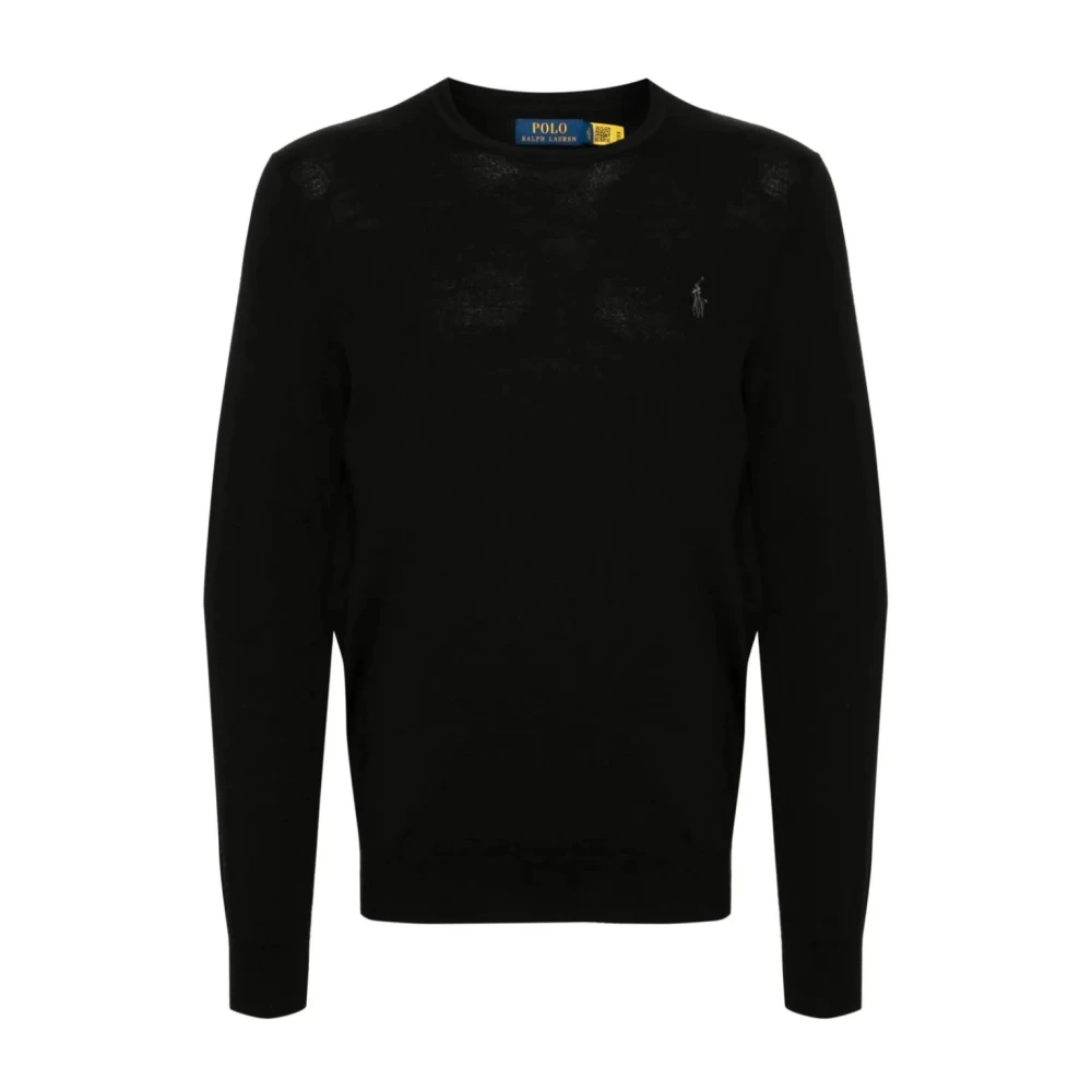 Polo Ralph Lauren Black Round-Neck Knitwear - Male - Round-Neck Knitwear - Xl - Knitwear