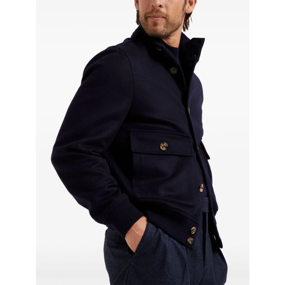 BRUNELLO CUCINELLI Elegante Jassen Collectie Blue Heren