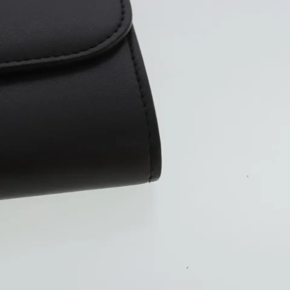 Salvatore Ferragamo Pre-owned Leather wallets Black Dames