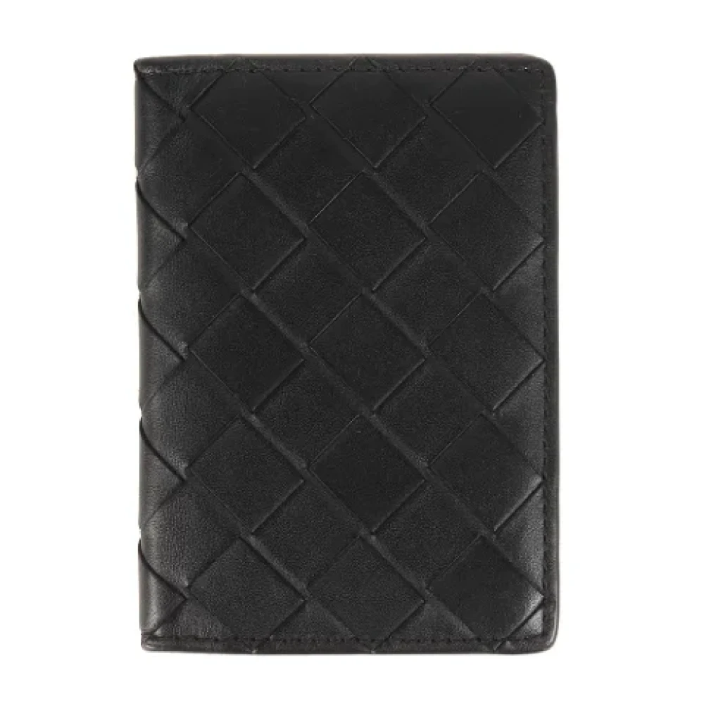 Bottega Veneta Vintage Pre-owned Leather wallets Black Heren