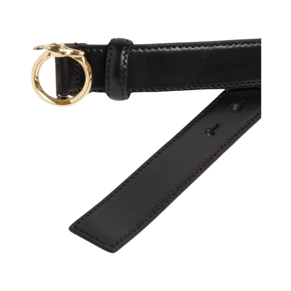 Trussardi Stijlvolle Leren Riem voor Mannen Black Dames