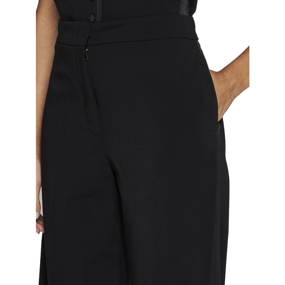 Blanca Vita Palazzo Broek met Piping Black Dames
