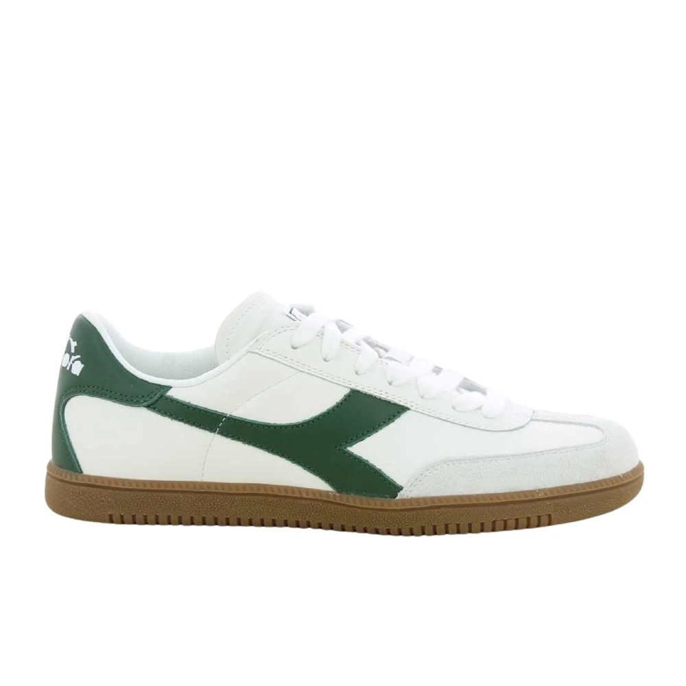 Diadora Groene Trainer H Schoenen Heren Schoenen Wit