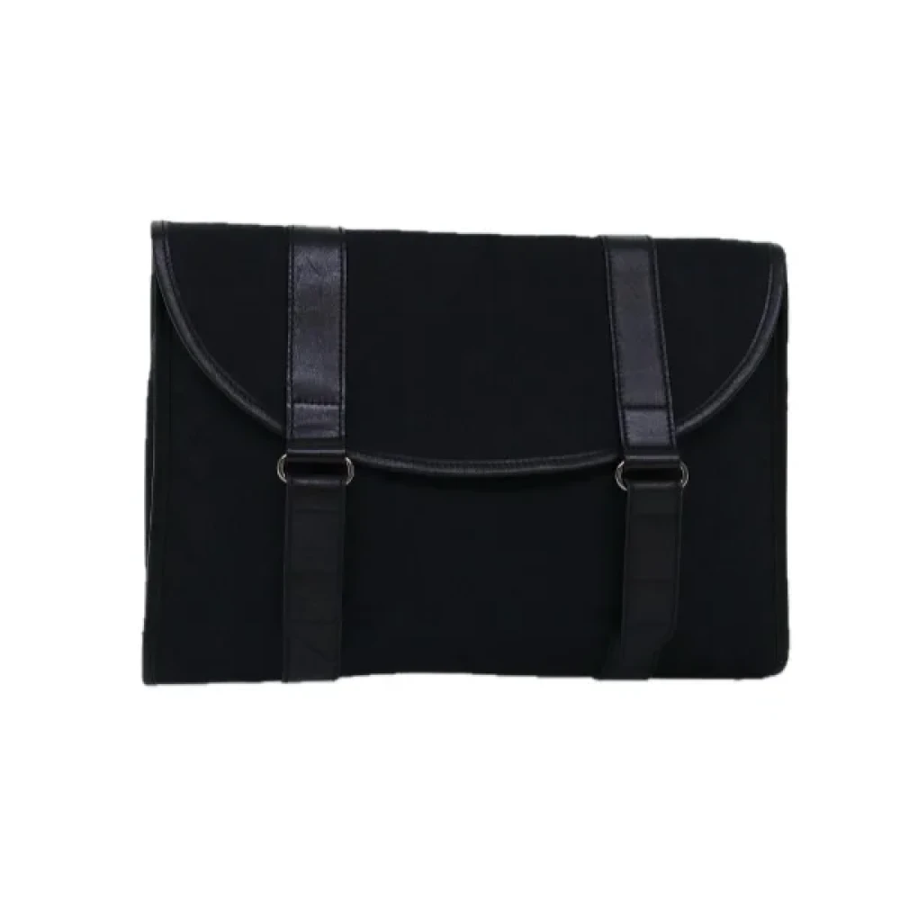 Gucci Vintage Pre-owned Canvas home-office Black Dames