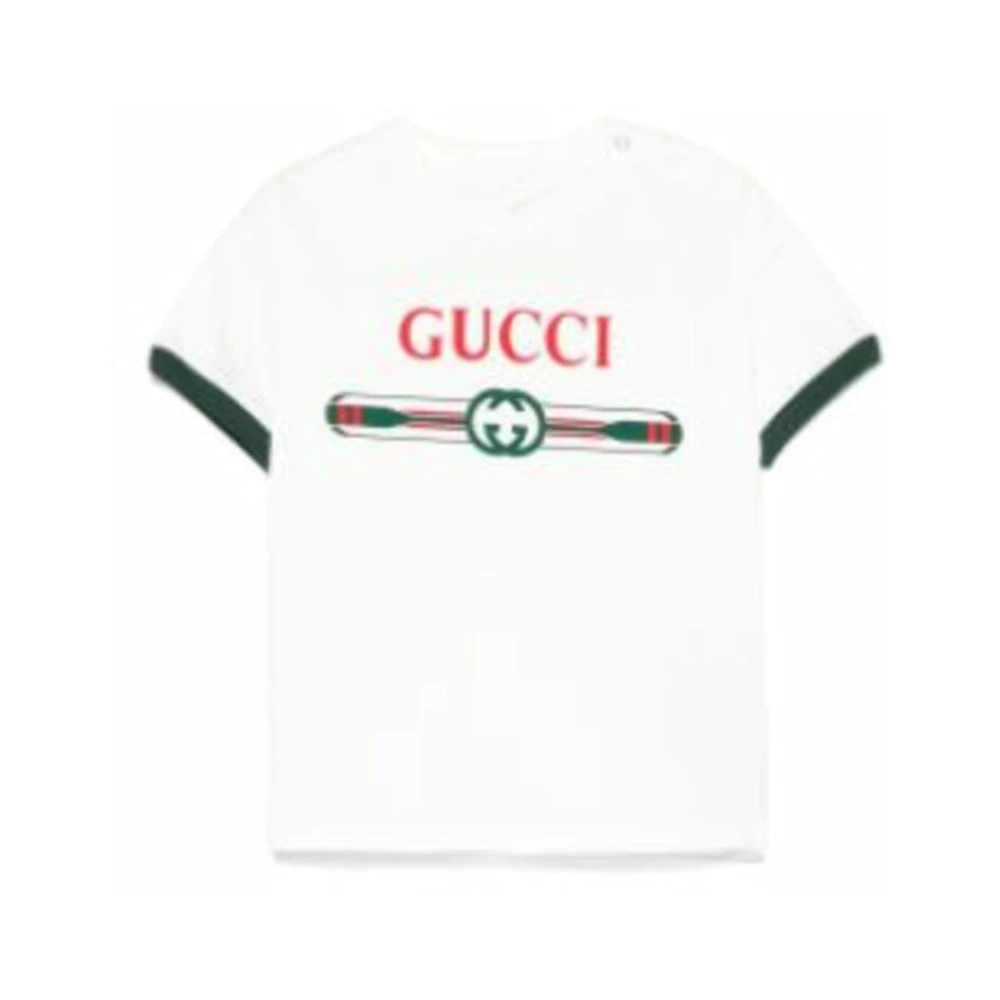 Gucci Barn T-shirt & Polo Kollektion White, Pojke