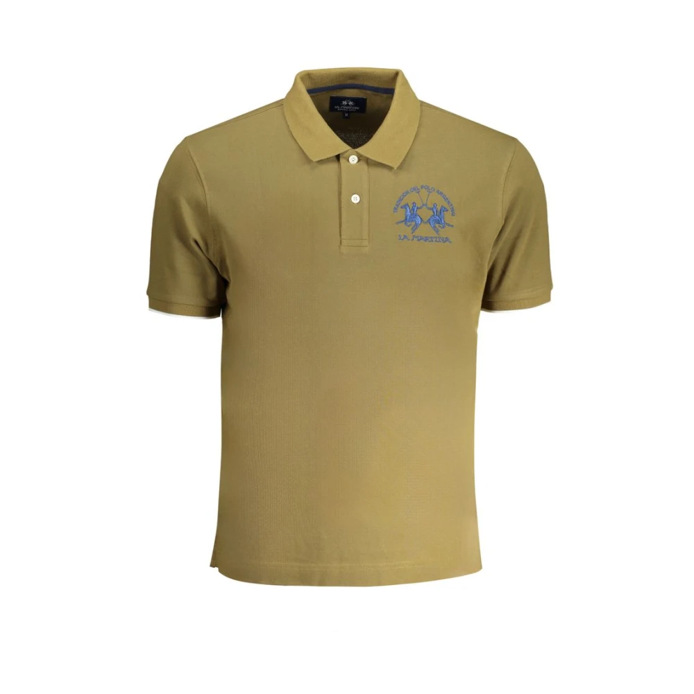 La Martina Classic Modern Short Sleeve Polo Shirt - Male - Polo Shirts - Green - S - Tops - Image 4