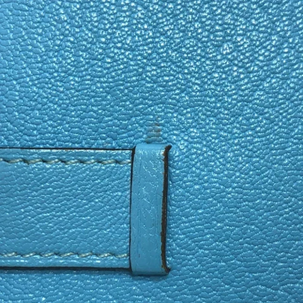 Hermès Vintage Pre-owned Leather home-office Blue Dames