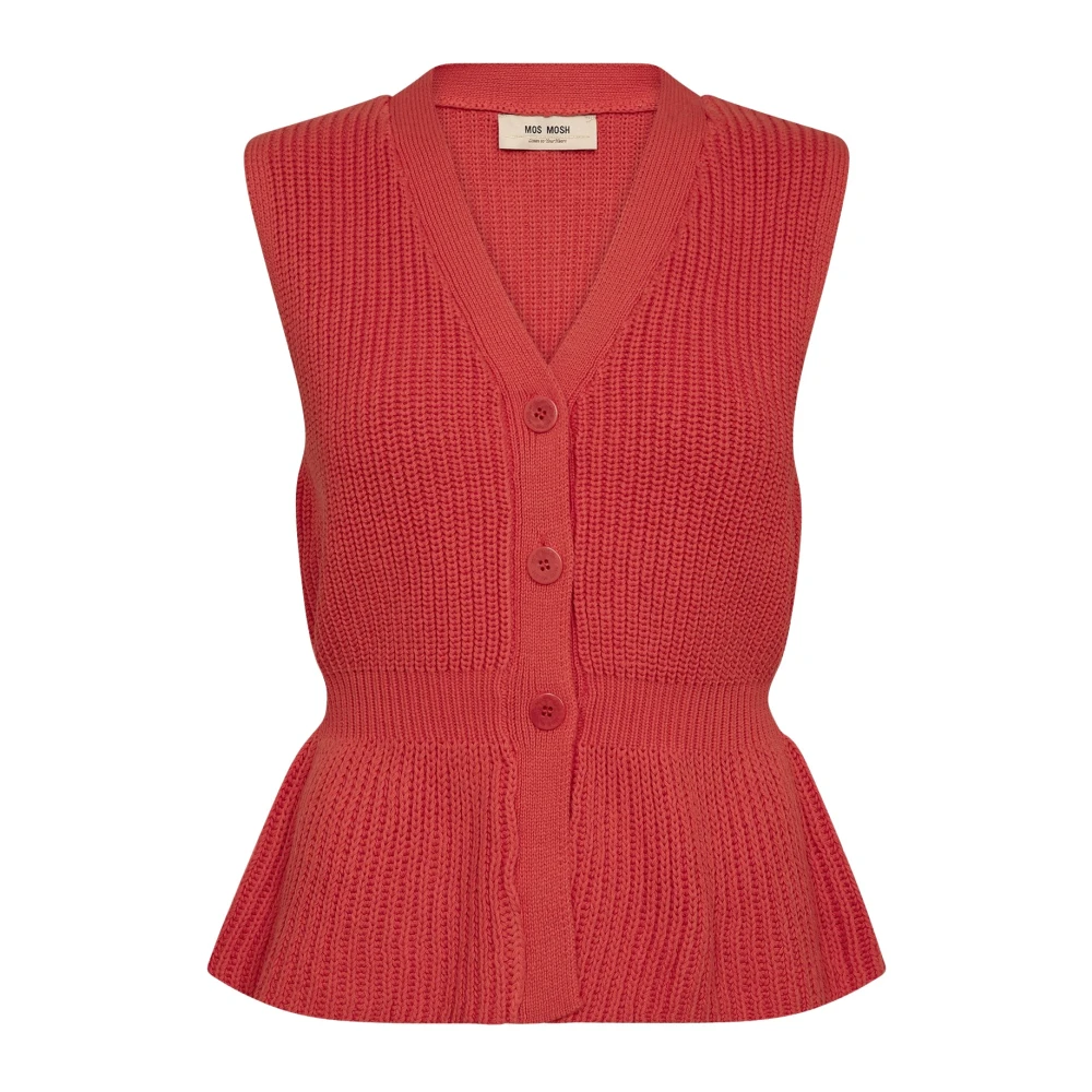 Mos Mosh Orange Cardigan - Female - Cardigans - L - Knitwear