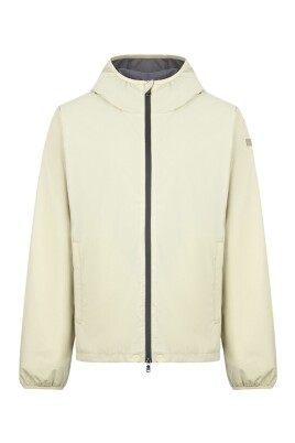 beige-stretch-hooded-jacket