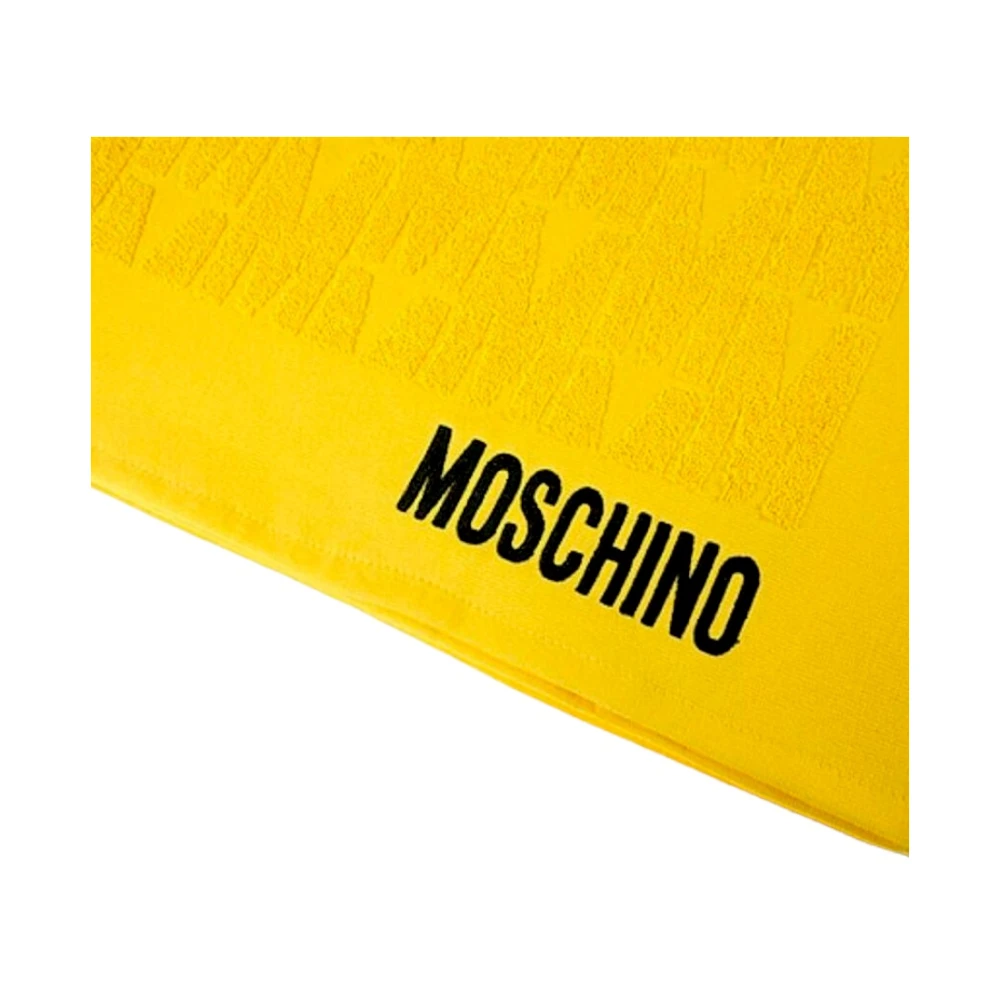 Moschino Towels Yellow Unisex