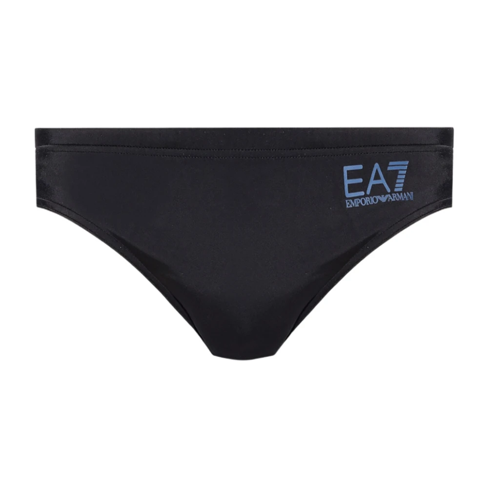 Emporio Armani Ea7 Mannelijk Zwart E Beachwear Van Ea7
