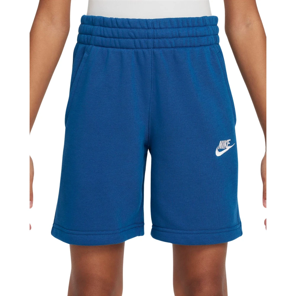 Nike Junior Fleece Club Shorts Blue Heren