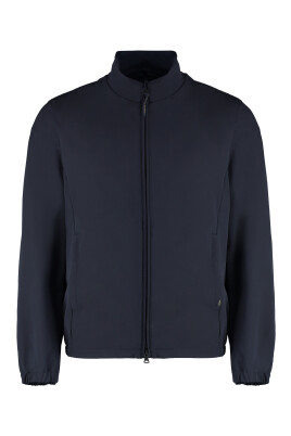elastic-nylon-jacket-with-zippered-pockets