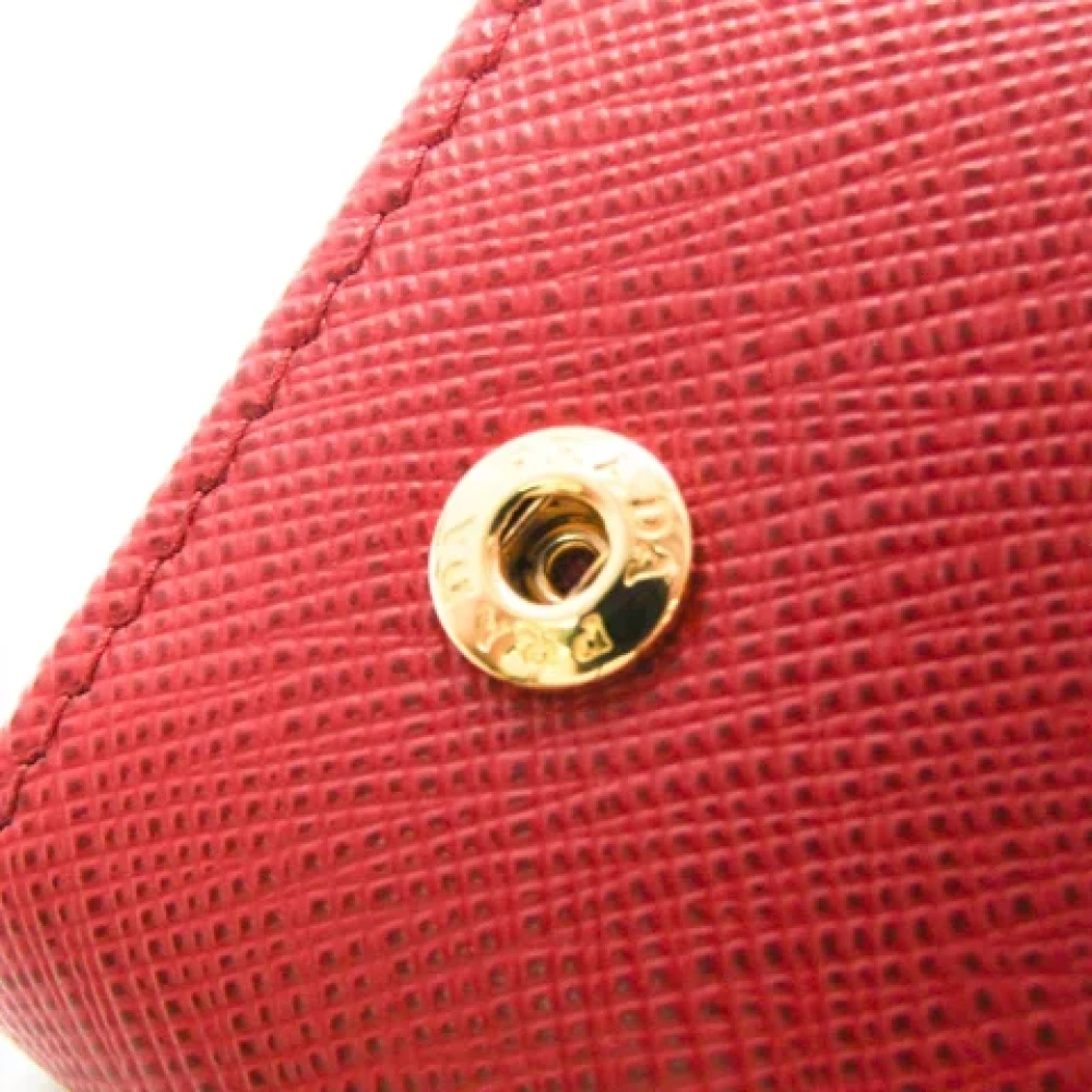 Prada Vintage Pre-owned Fabric key-holders Red Dames