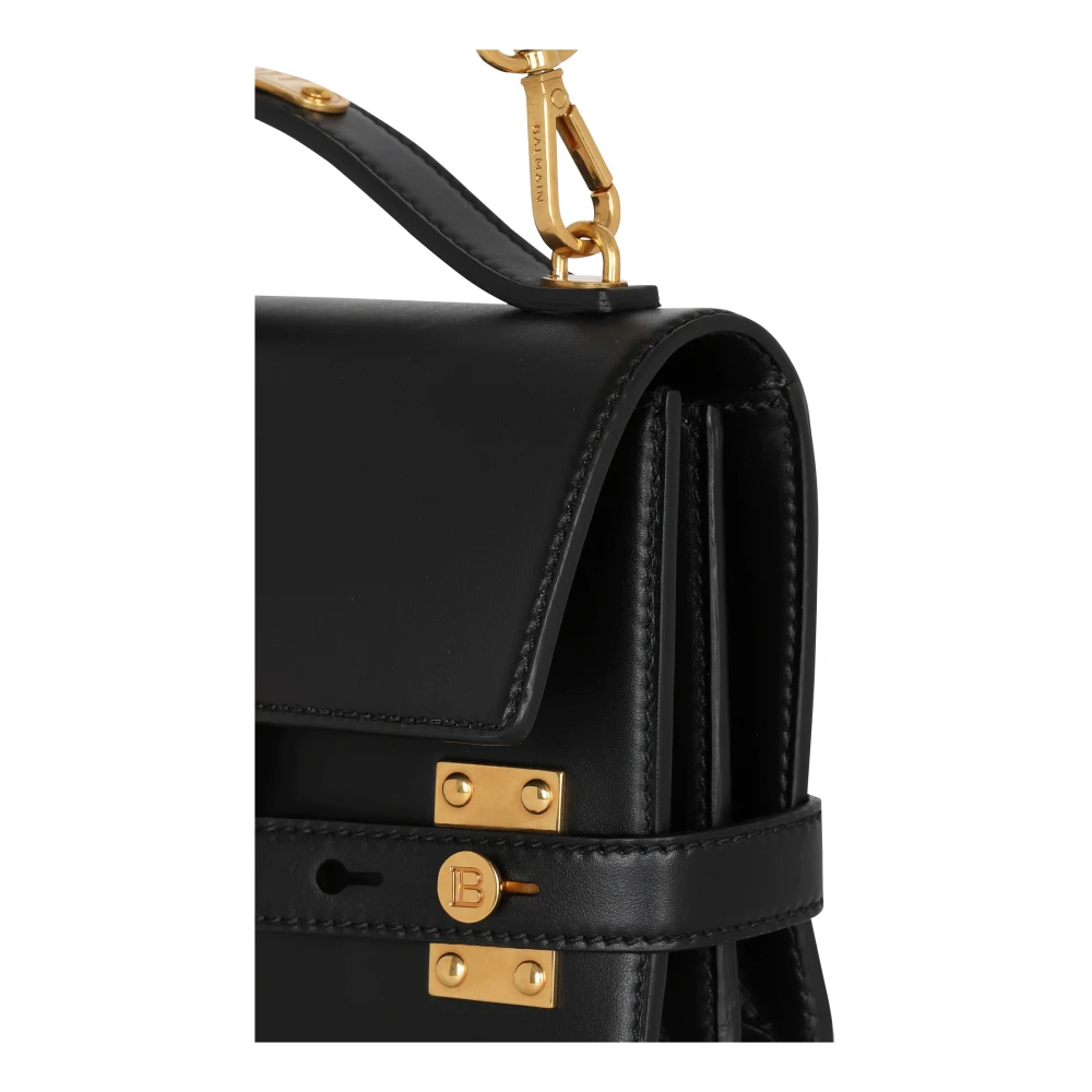 Balmain Gladleren B-Buzz 24 tas Black Dames