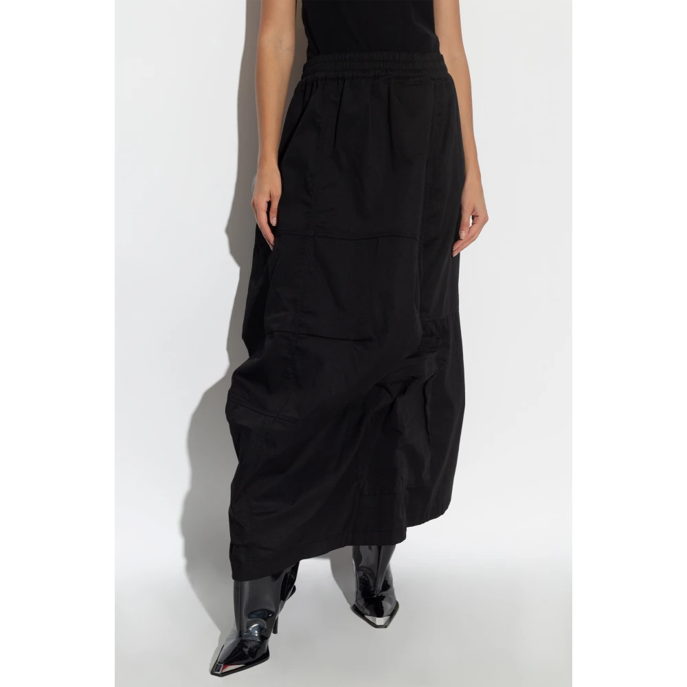 Diesel Rok met zakken O-Riana-P2 Black Dames