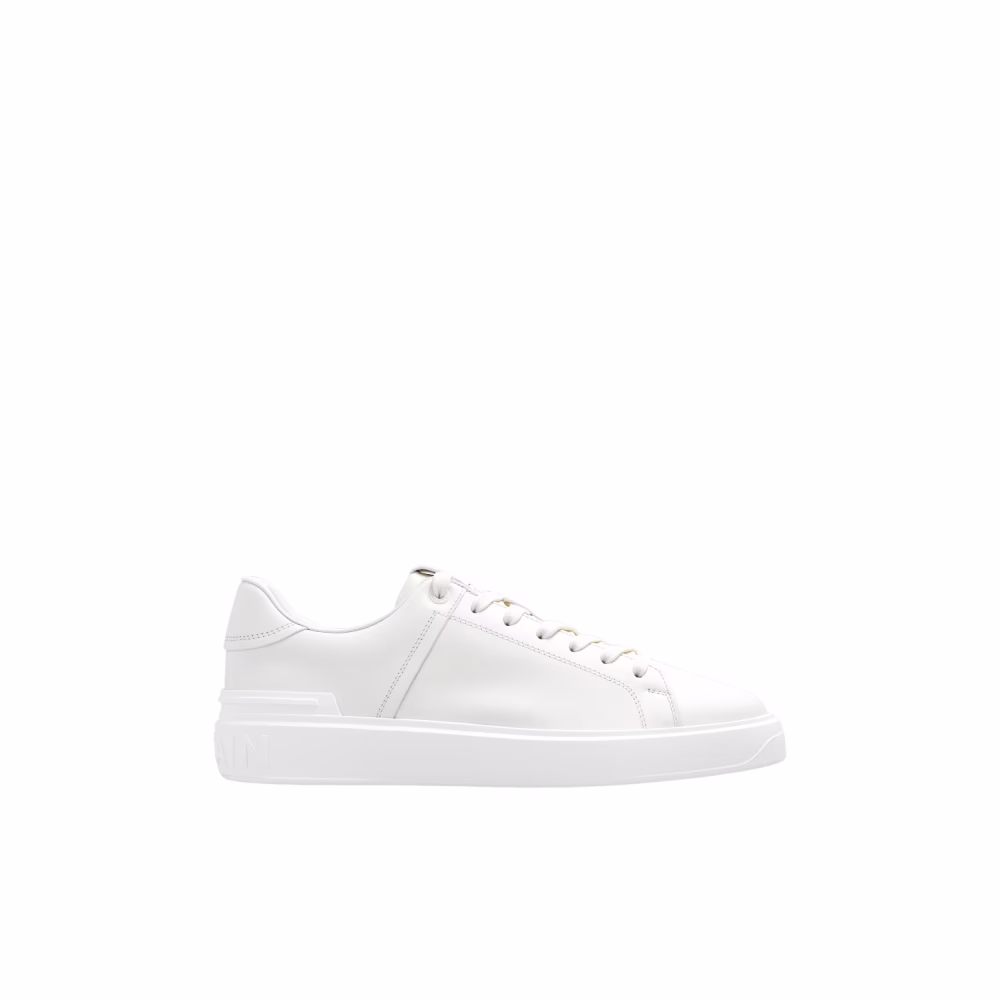 Creme Court Sneakers