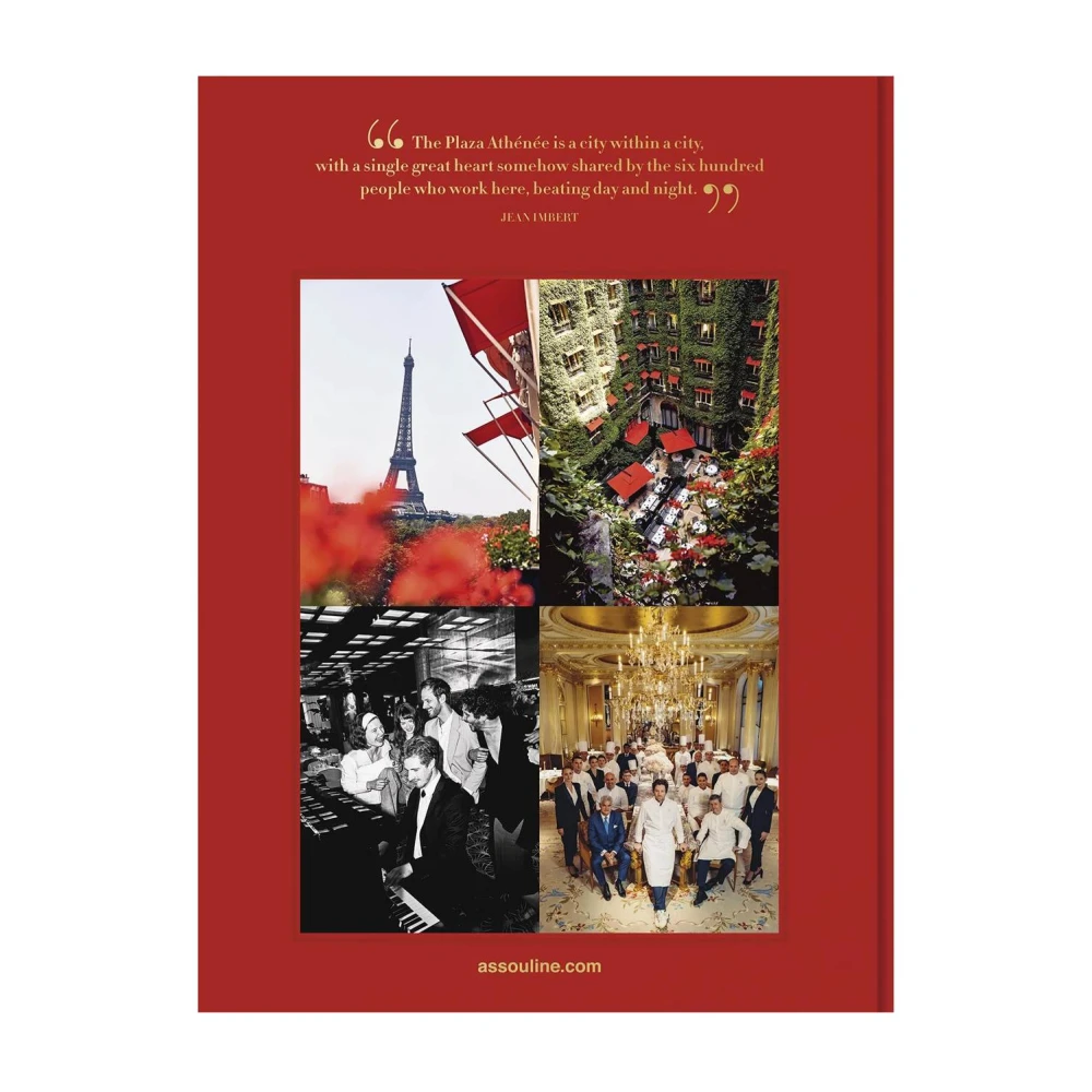 Assouline Plaza Athénée Boek Red Unisex