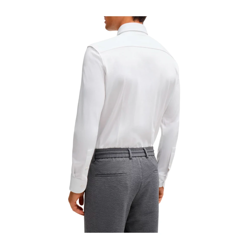 Boss Casual overhemd met lange mouwen White Heren