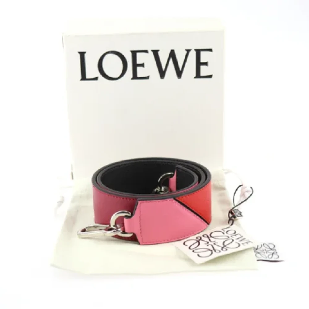Loewe Pre-owned Leather home-office Pink Dames
