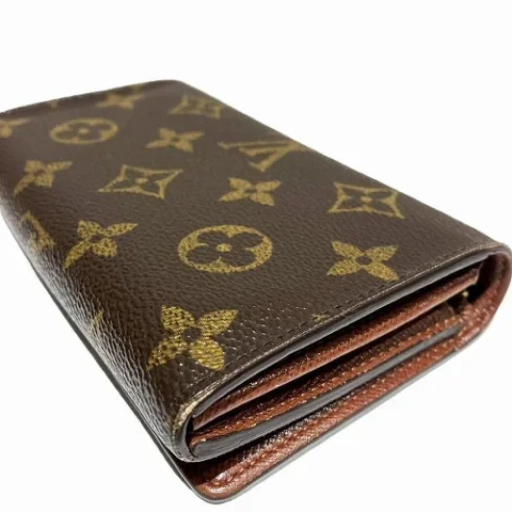 Louis Vuitton Vintage Pre-owned Canvas wallets Brown Dames