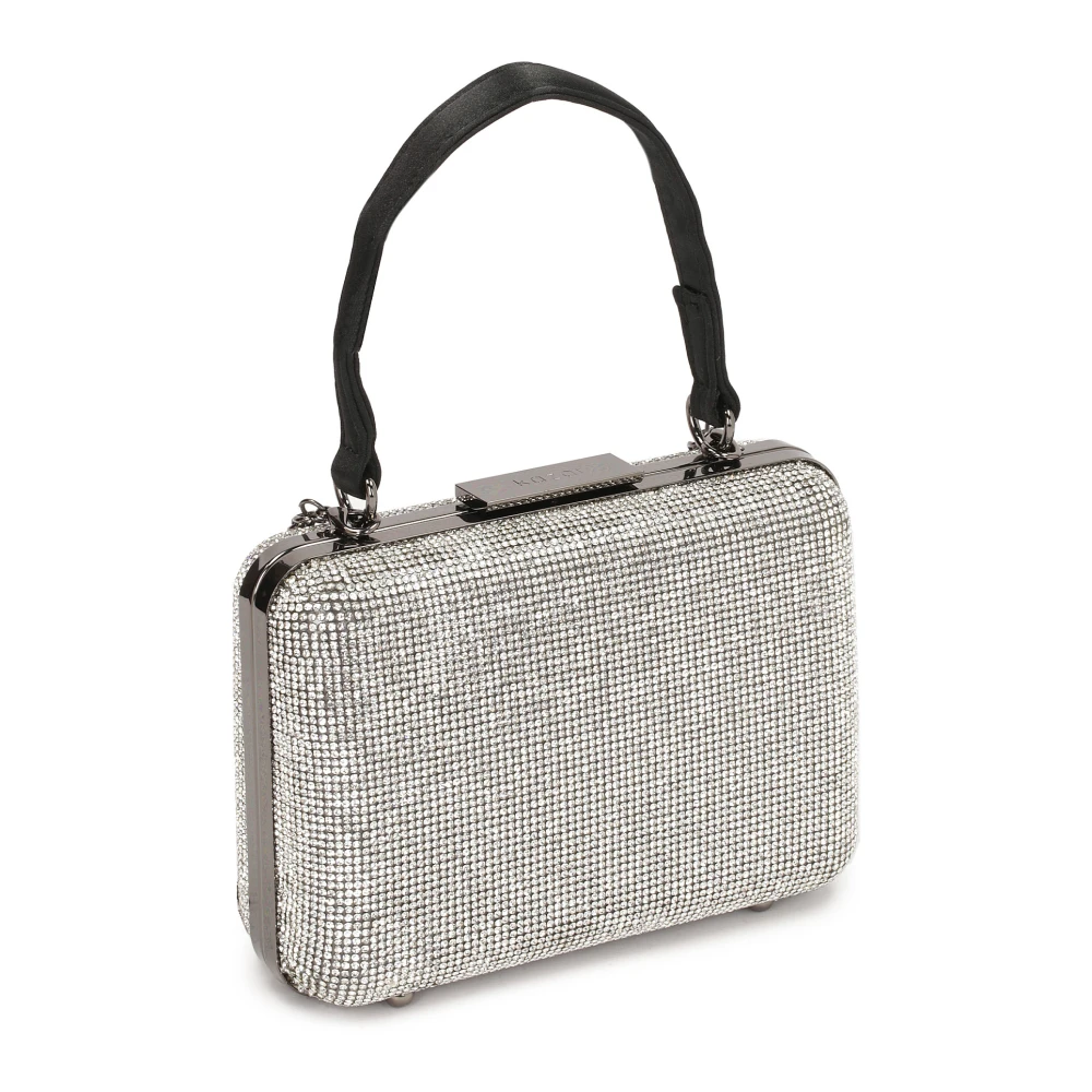 Kazar Avondclutch tas versierd met kristallen Black Dames