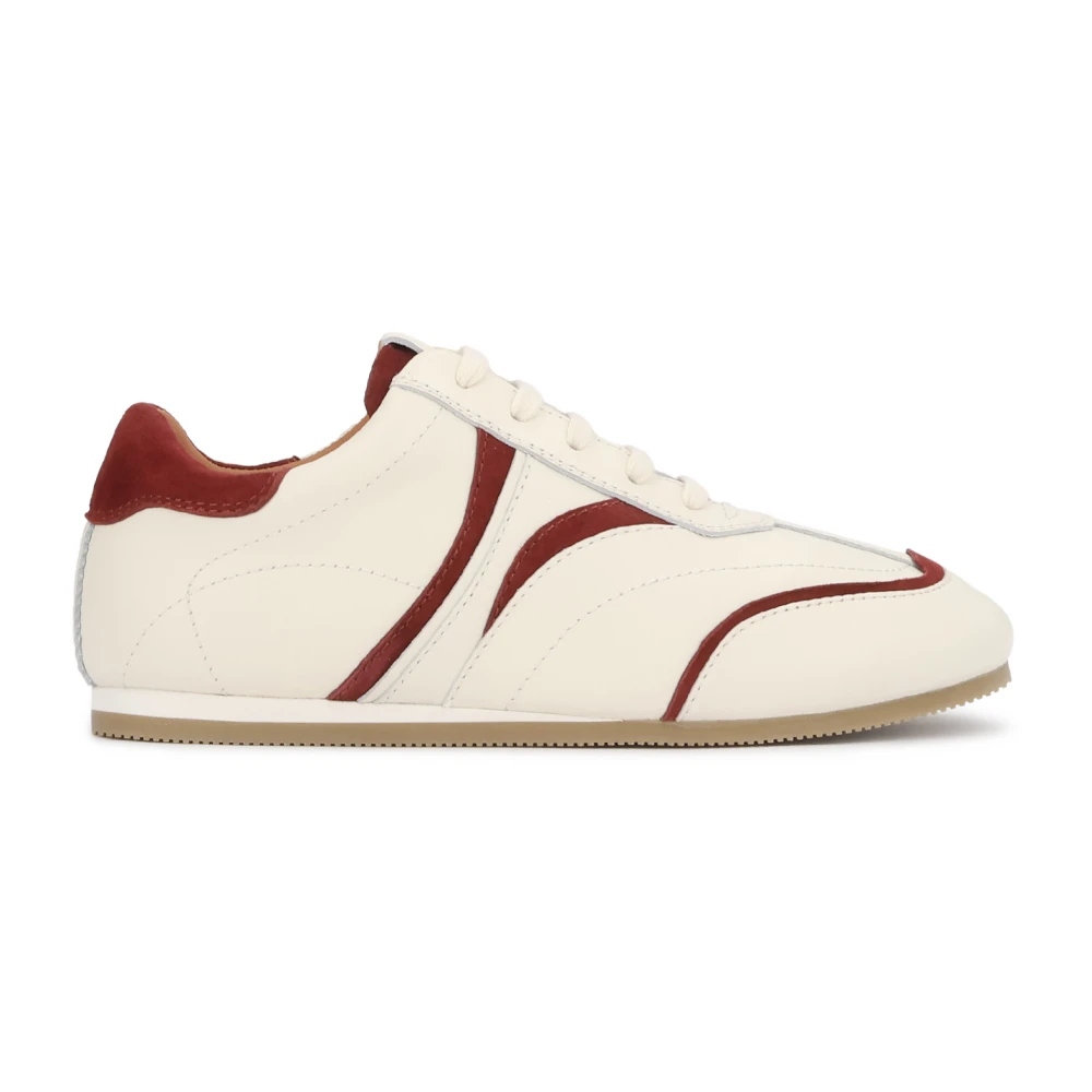 Kazar Vintage Stijl Leren Sneakers Dames Schoenen Beige