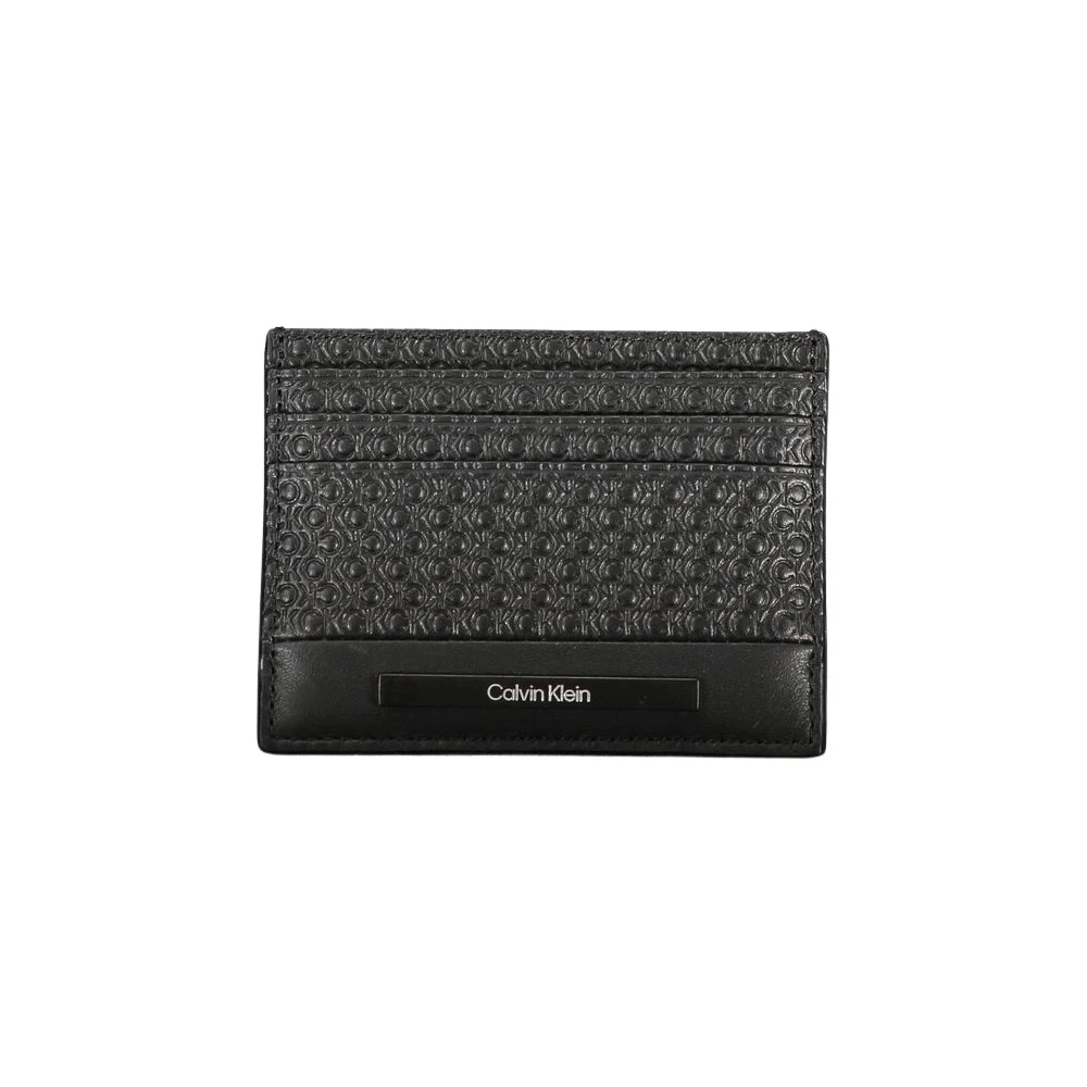 Calvin Klein Men's Black Wallets & Cardholders, One Size, Polyester Wallet