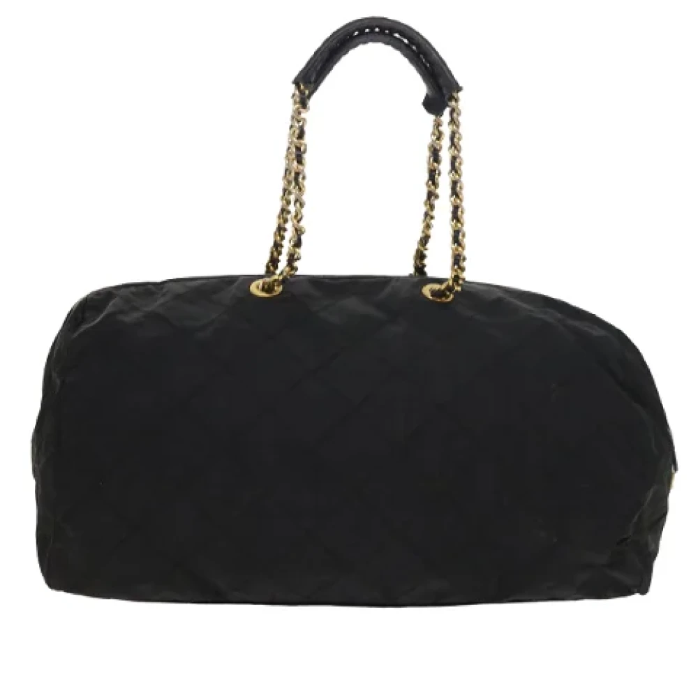 Prada Vintage Pre-owned Nylon travel-bags Black Dames