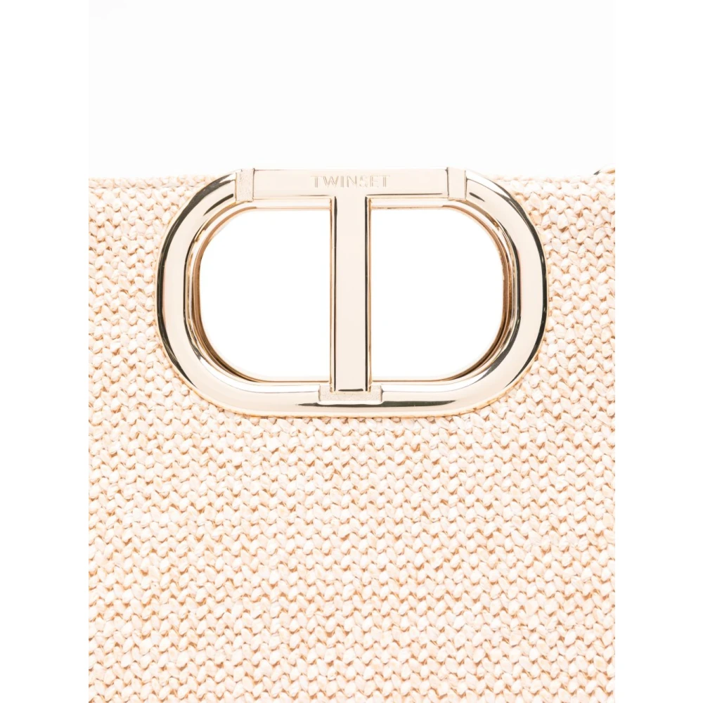 Twinset Beige Tassen met Afneembare Band Beige Dames
