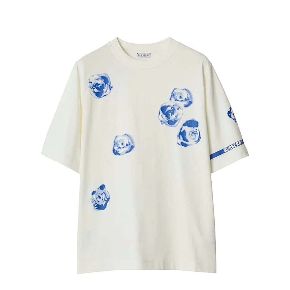 Burberry Women's White T-Shirts, S, T-Shirt