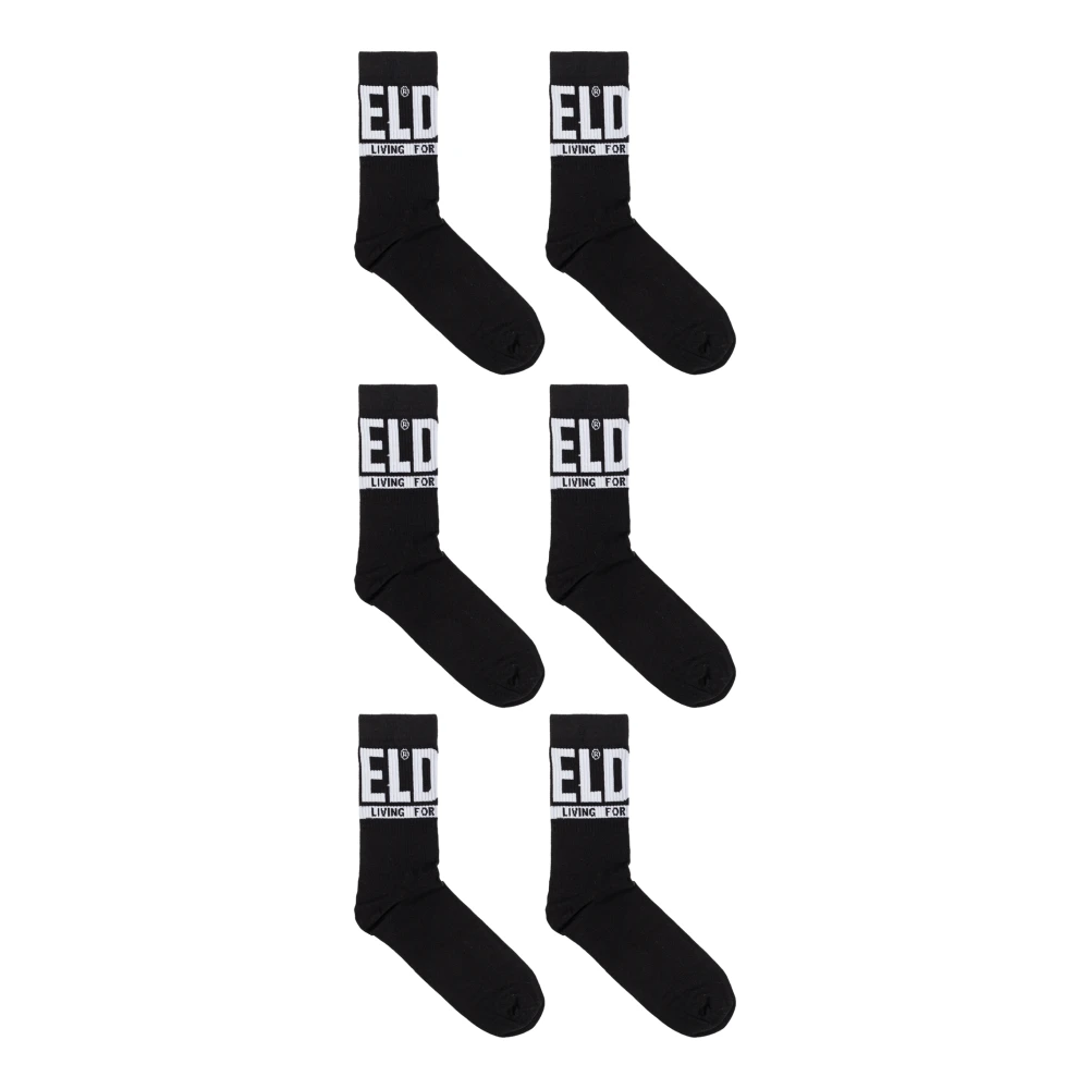 Diesel Driepak sokken Skm-Ray-Threepack Black Heren