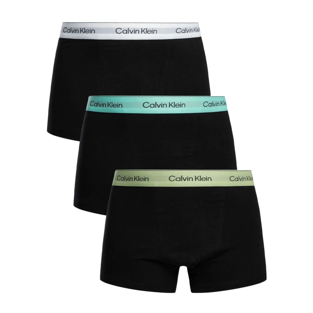 Calvin Klein Black Underpants, Male, S, Multicolor Cotton Stretch Boxers Pack