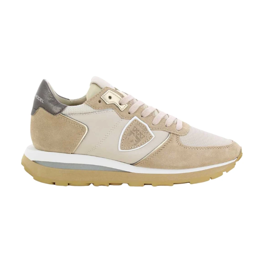 Philippe Model Tropez Haute LOW Damesschoenen Dames Schoenen Beige