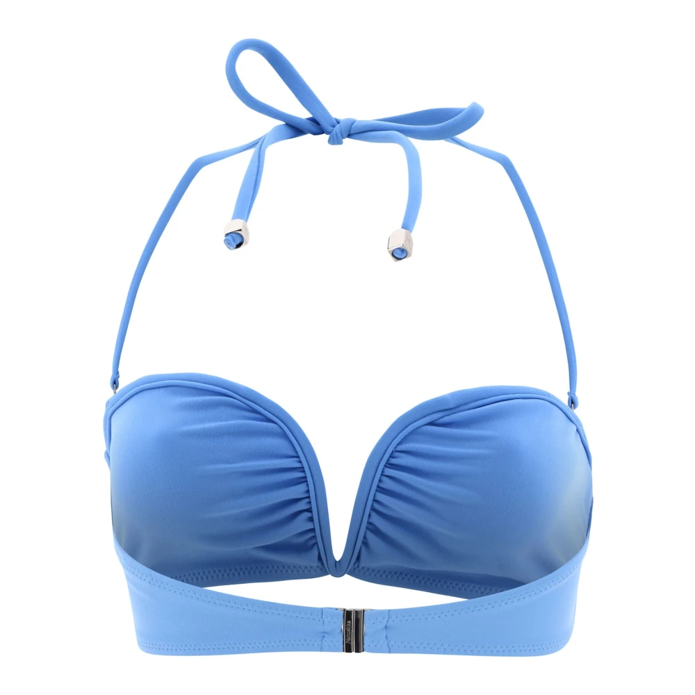 Nanushka Manou Bikini Top Blue Dames
