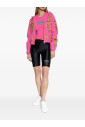 black-logo-print-elastic-waistband-shorts