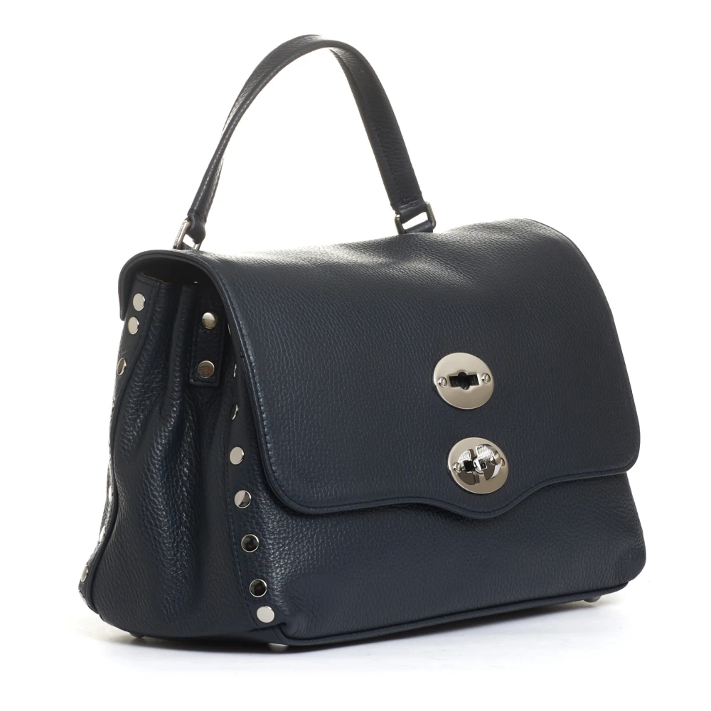 Zanellato Elegante donkerblauwe handtas Black Dames