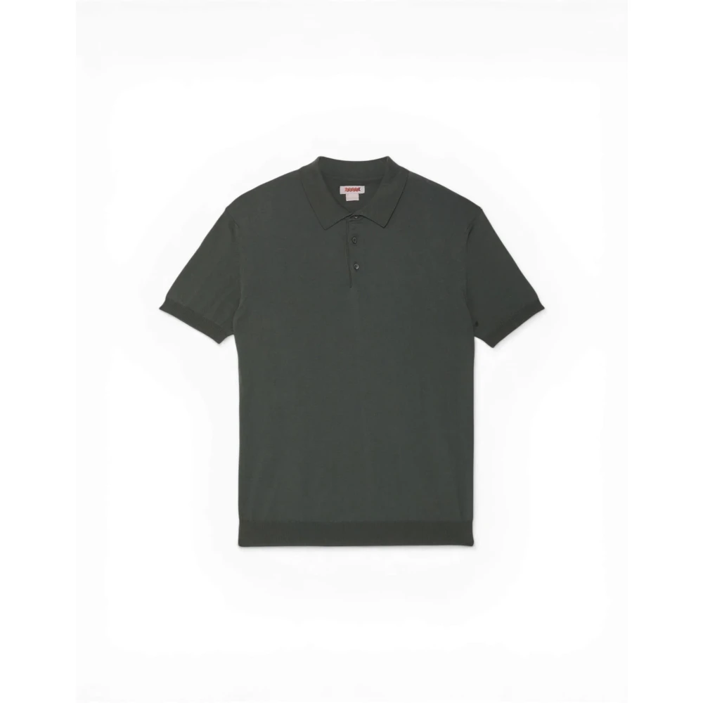 Baracuta Green Polo Shirts, Male, 2XL, Short Sleeved Polo