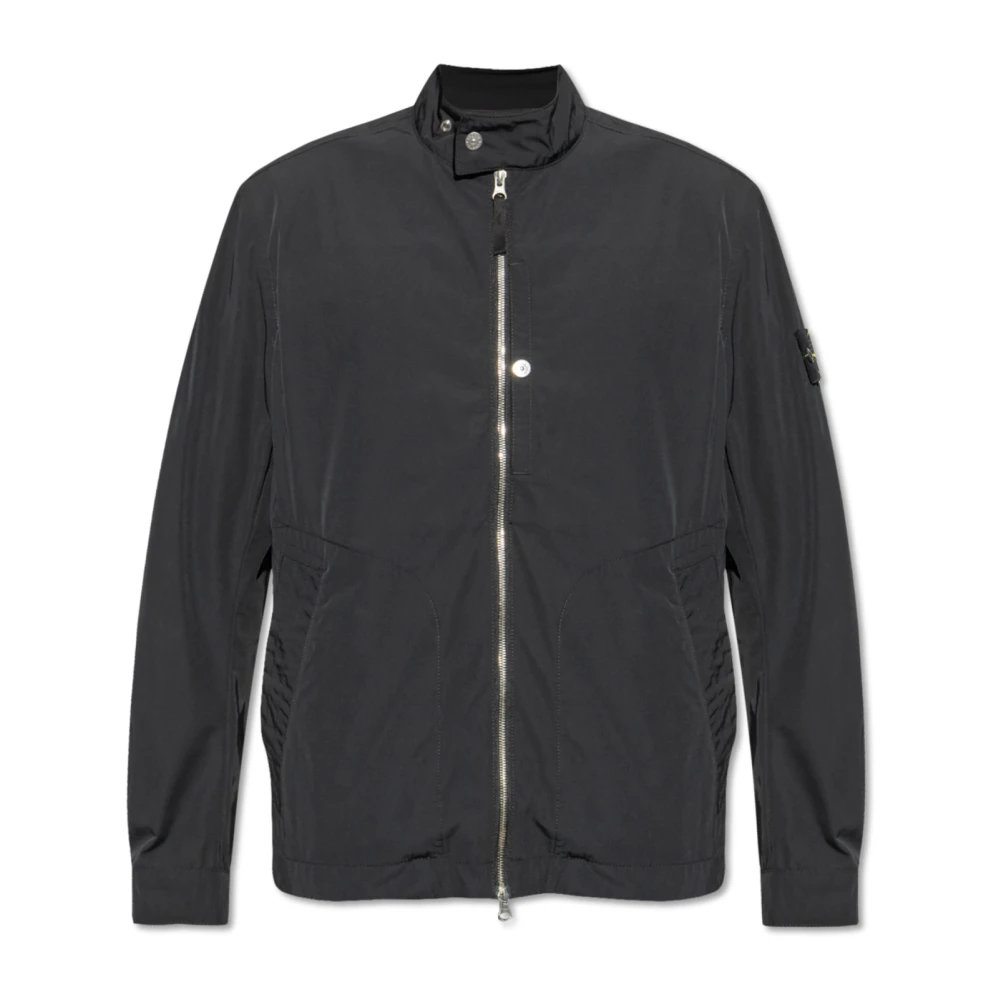 Stone Island Jas Micro Twill Black Heren