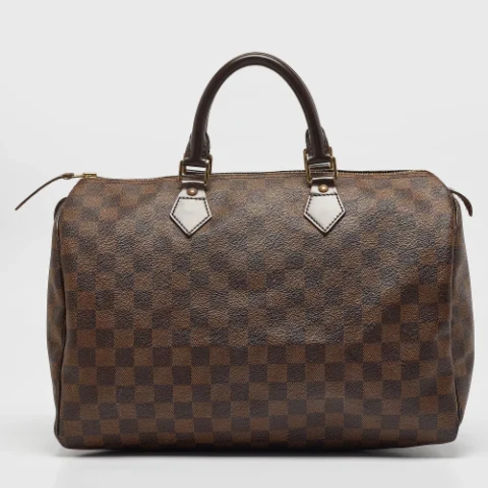 Louis Vuitton Vintage Pre-owned Coated canvas handbags Brown Dames