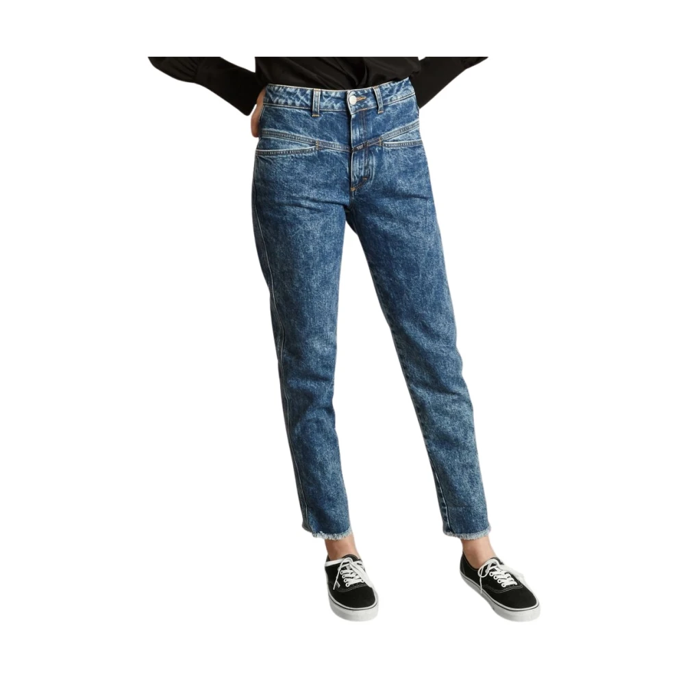 Closed Vintage Acid Wash Pedal Pusher Jeans Blue Dames